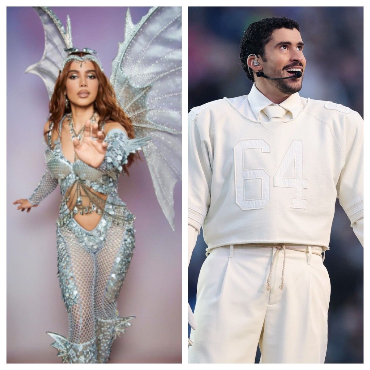 Anitta nega briga com Bad Bunny; diz que é fã. Reprodução: Gshow