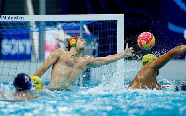 Brasil vence Singapura por 19 a 8 no Mundial de Polo Aquático. Reprodução: iG