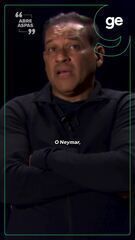 Neymar pode completar quinto jogo seguido com 90 minutos em campo contra o Juventude. Legenda da imagem. Reprodução: Globo