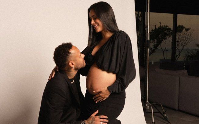 Neymar e Bruna Biancardi celebram o nascimento de sua filha Mel. Reprodução: ig.com.br