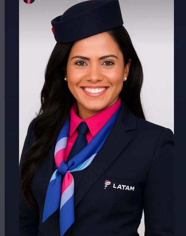 Jade Soares Nascimento celebra nova fase na LATAM Airlines, sonhando em pilotar aviões. Reprodução: redação