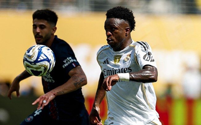 PSG avança para a final do Mundial após vitória contundente sobre o Real Madrid. Reprodução: iG