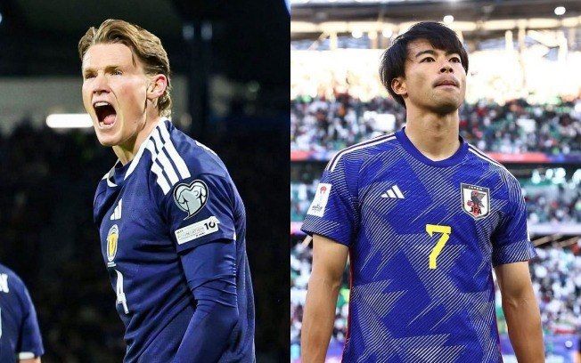 Brasil acompanha duelo Escócia x Japão, com palpites e odds.. Reprodução: Esporte