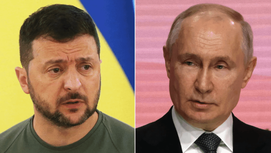 Zelensky propõe diálogo com Putin para a paz