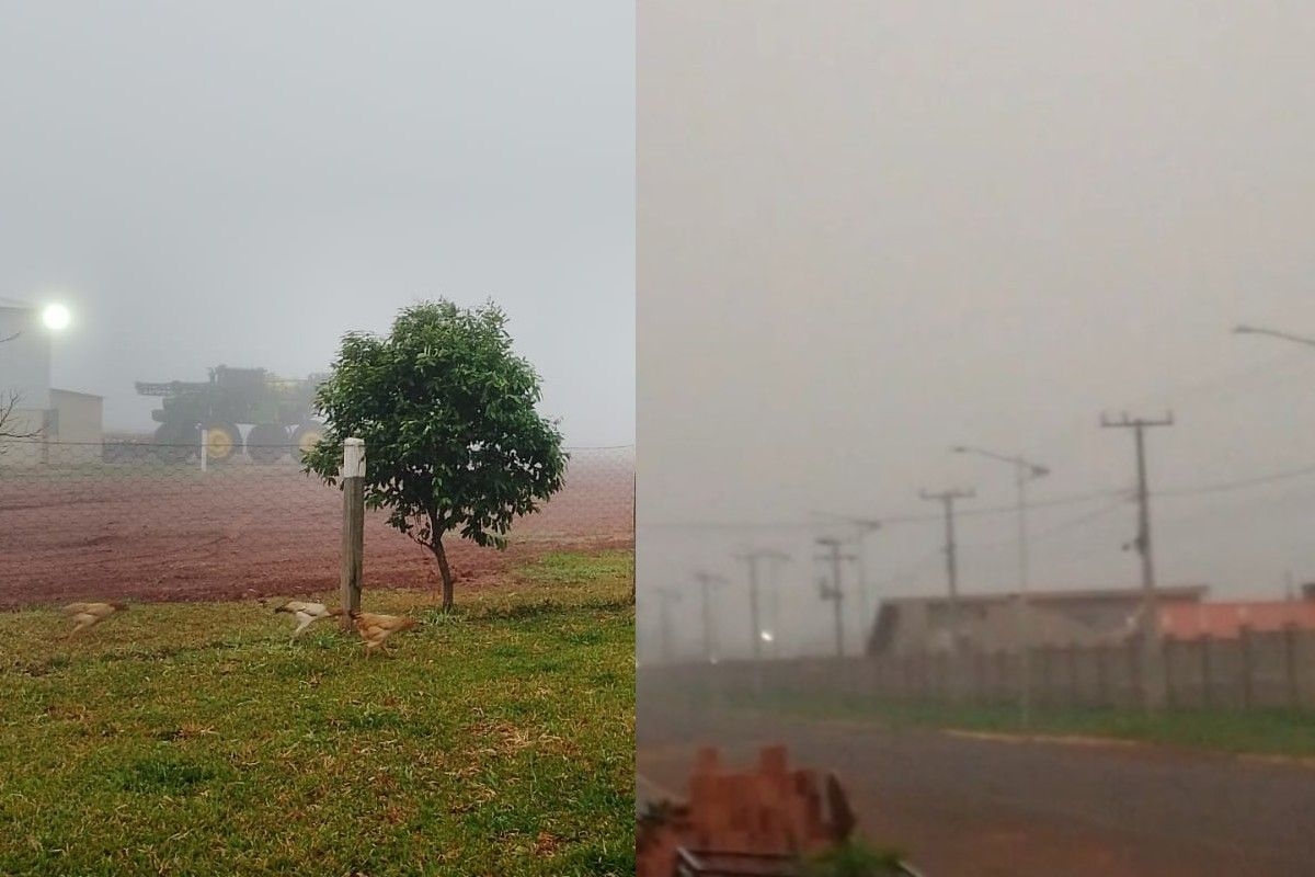 Queda acentuada nas temperaturas em Mato Grosso do Sul devido à nova frente fria. Reprodução: Globo