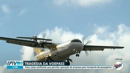 Anac cassa certificado de operação da companhia Voepass devido a irregularidades em voos. Reprodução: Globo