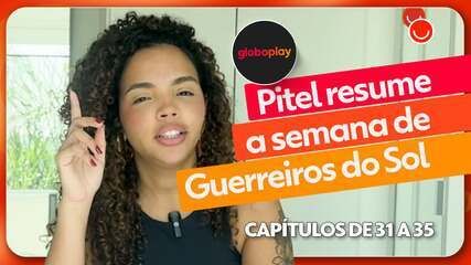 Bida e Valiana tentam esconder romance ao serem surpreendidos na biblioteca de Jânia. Reprodução: Globo