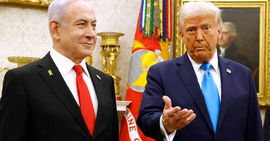 Donald Trump discute tensão com Irã e destaca movimento de jatos de combate para o Oriente Médio. Reprodução: VEJA Mercado