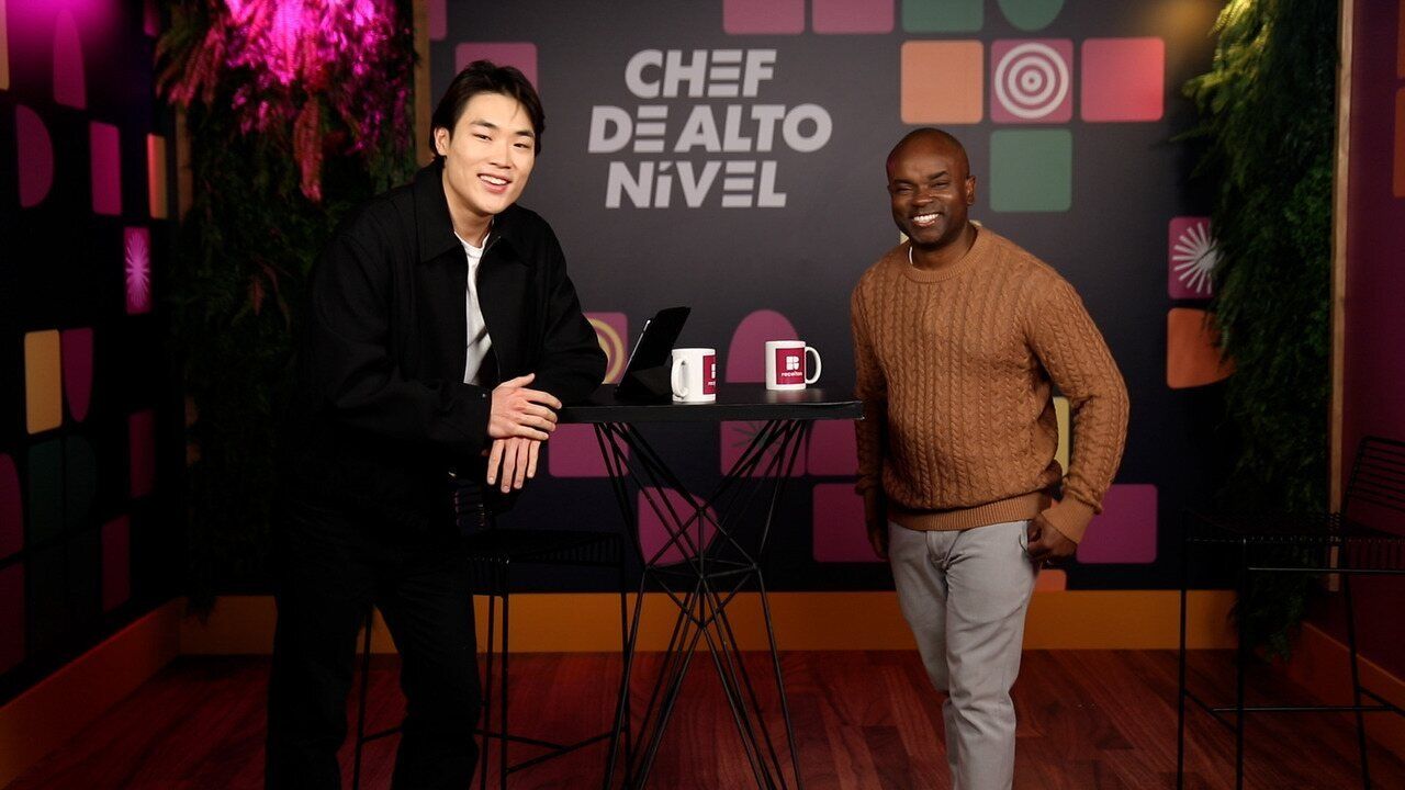 Gilmar reflete sobre sua experiência e evolução no Chef de Alto Nível durante papo com Arthur Paek.; Reprodução: Globo