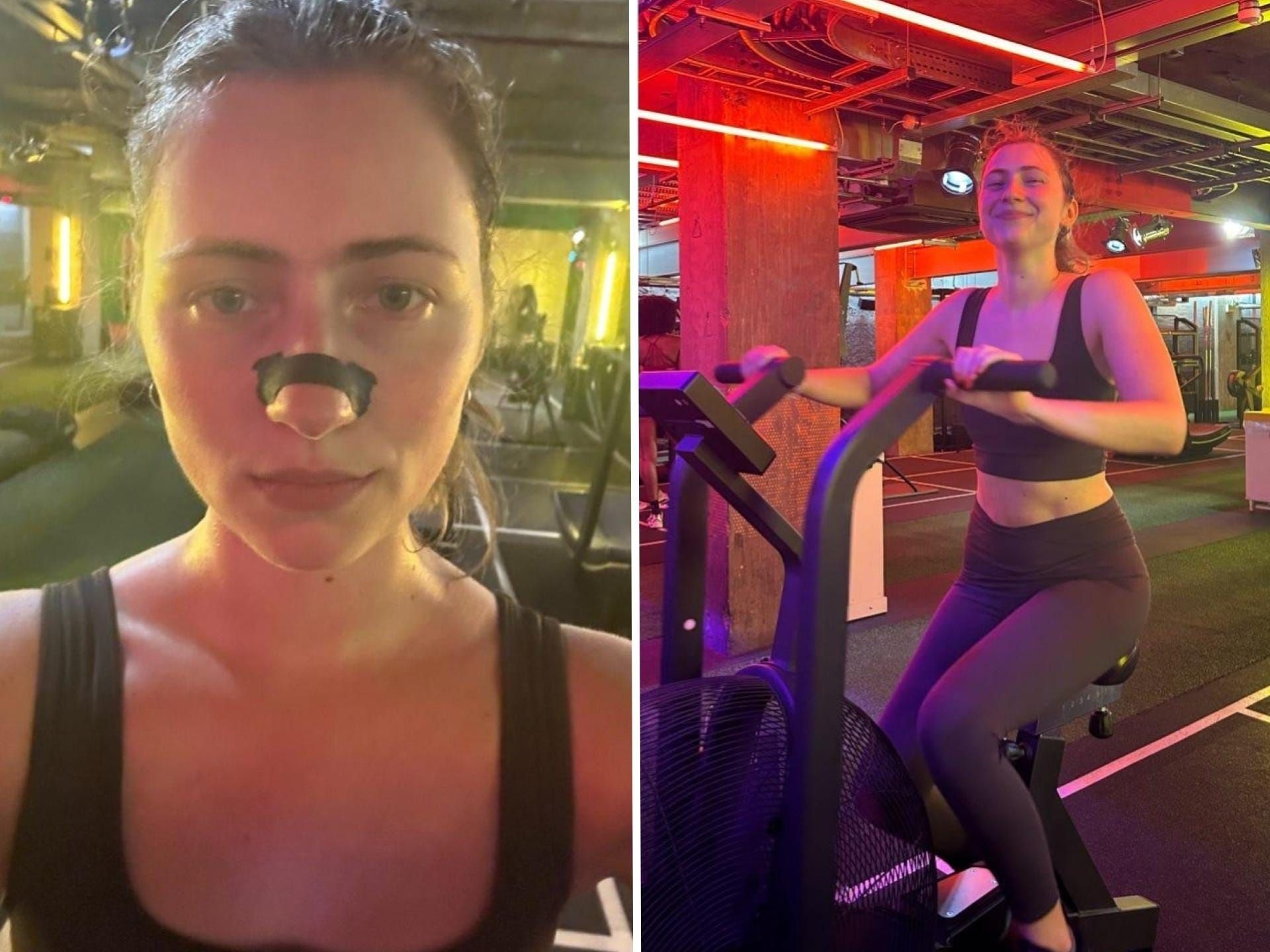 Mulher participa de aula de cardio para melhorar o VO2 max em Londres.; Reprodução: Kim Schewitz