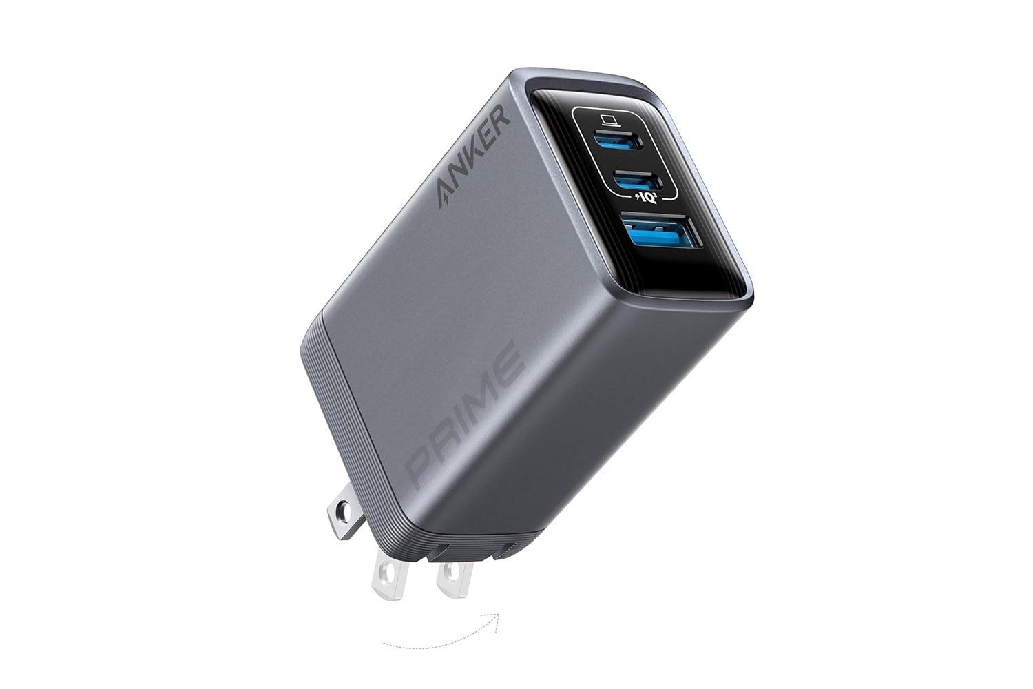 Anker Prime Charger: compacto e eficiente, ideal para otimizar espaço. Reprodução: Gizmodo