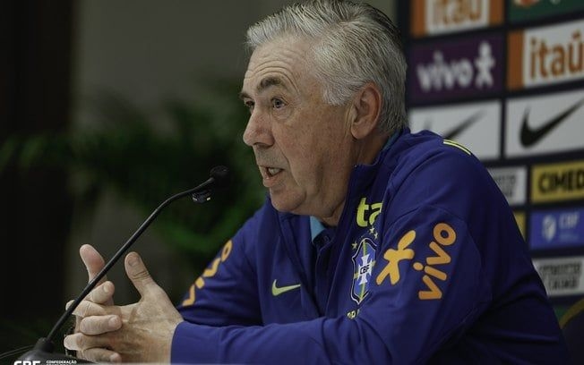 Carlo Ancelotti condenado por fraude fiscal enquanto era técnico do Real Madrid. Reprodução: CBF