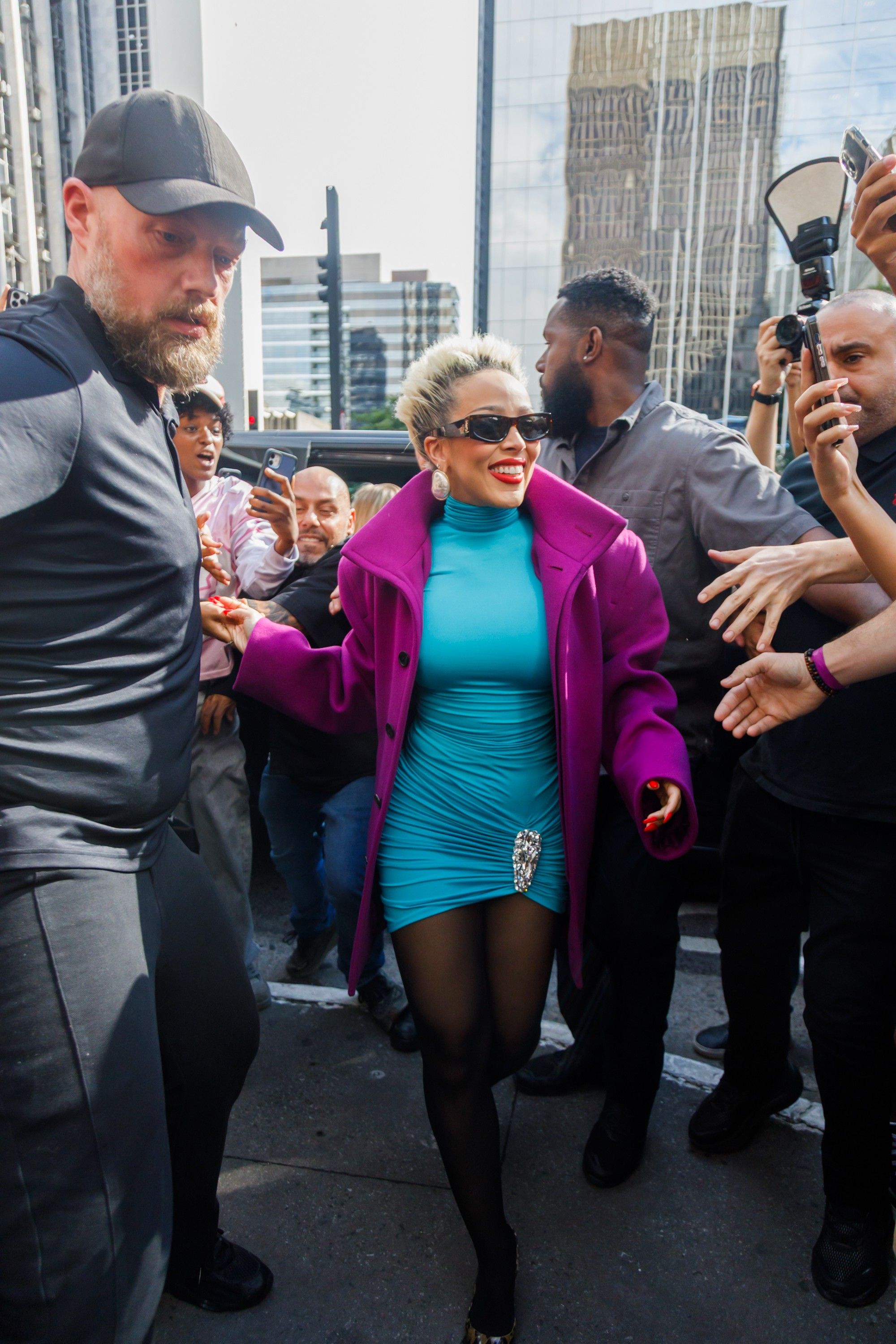 Doja Cat desembarca em SP, causando burburinho entre fãs. Reprodução: Gshow