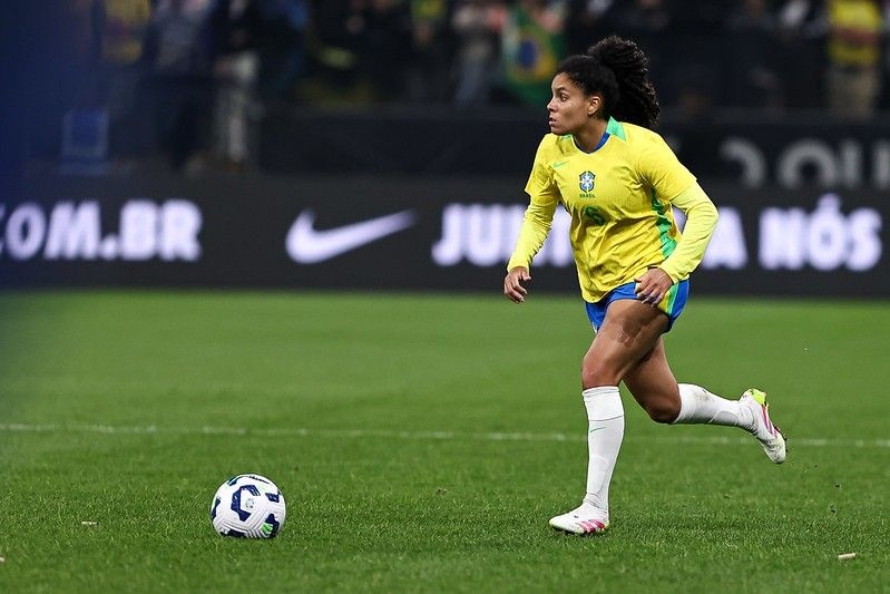 Seleção brasileira feminina de futebol se prepara para amistoso contra o Japão antes da convocação para a Copa América. Reprodução: Globo