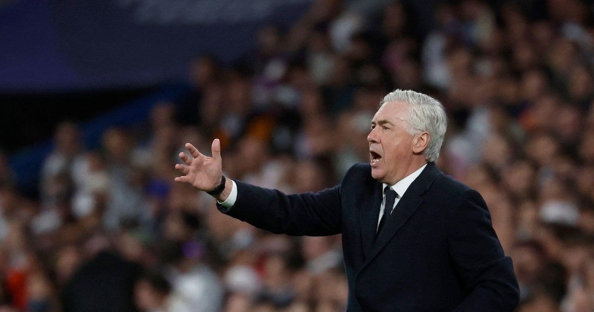 Decisão da Copa do Rei pode marcar a saída de treinador italiano do Real Madrid. Reprodução: Estadão