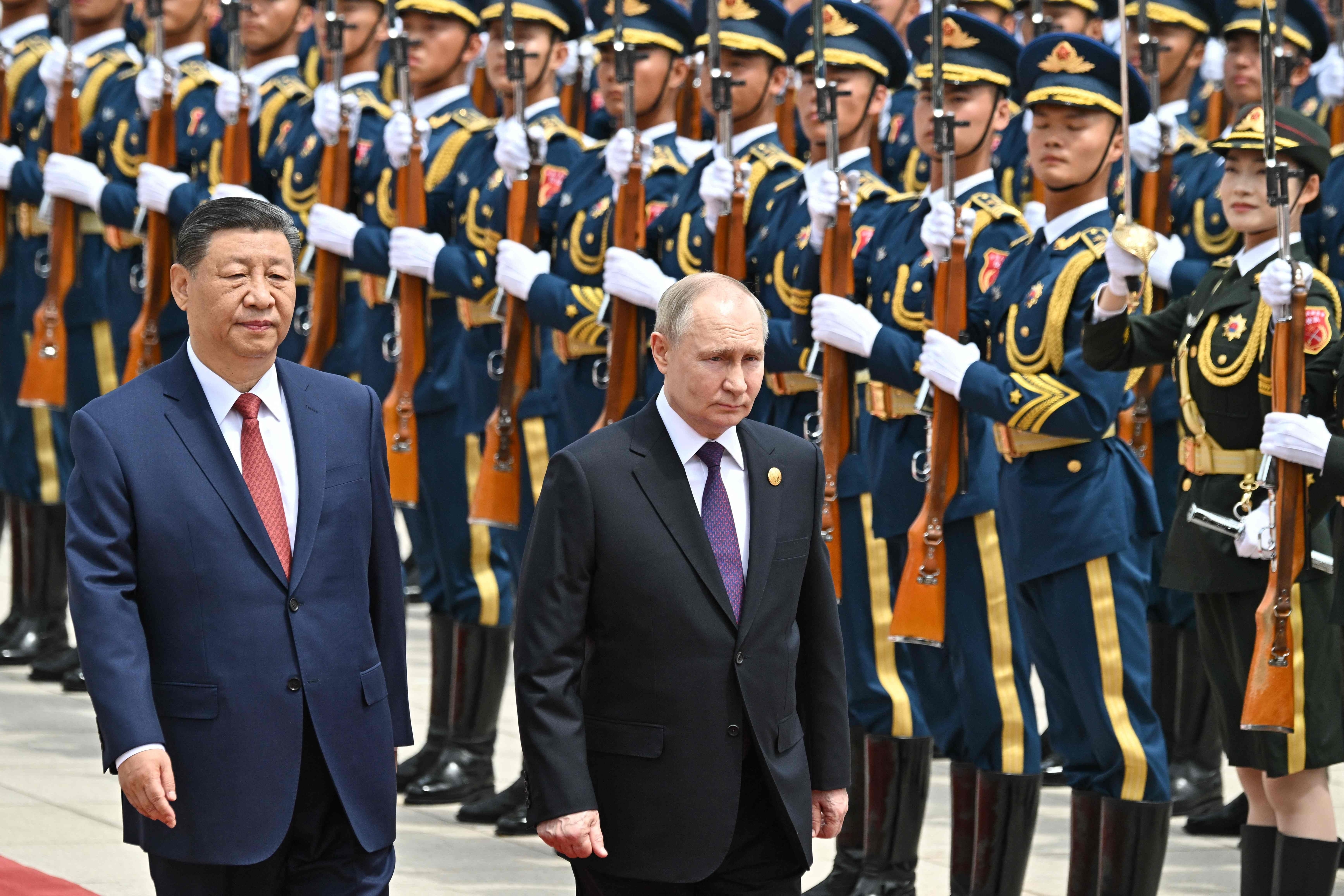 O FSB relata preocupação com espionagem chinesa, apesar da amizade proclamada entre Rússia e China.; Reprodução: Globo