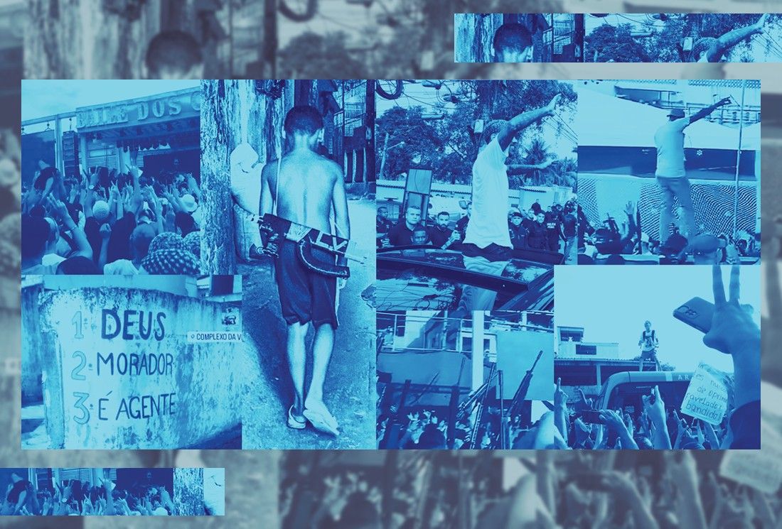 Baile funk na favela Nova Holanda revela influência do tráfico e cultura local. Reprodução: Globo