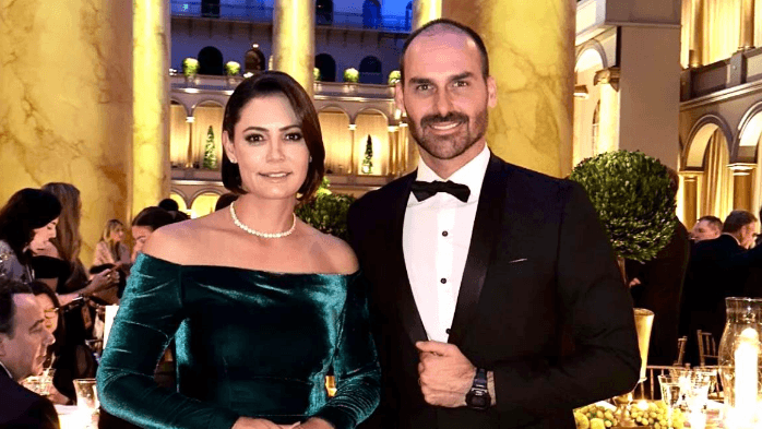 PF conclui que não há elementos contra Eduardo e Michelle Bolsonaro