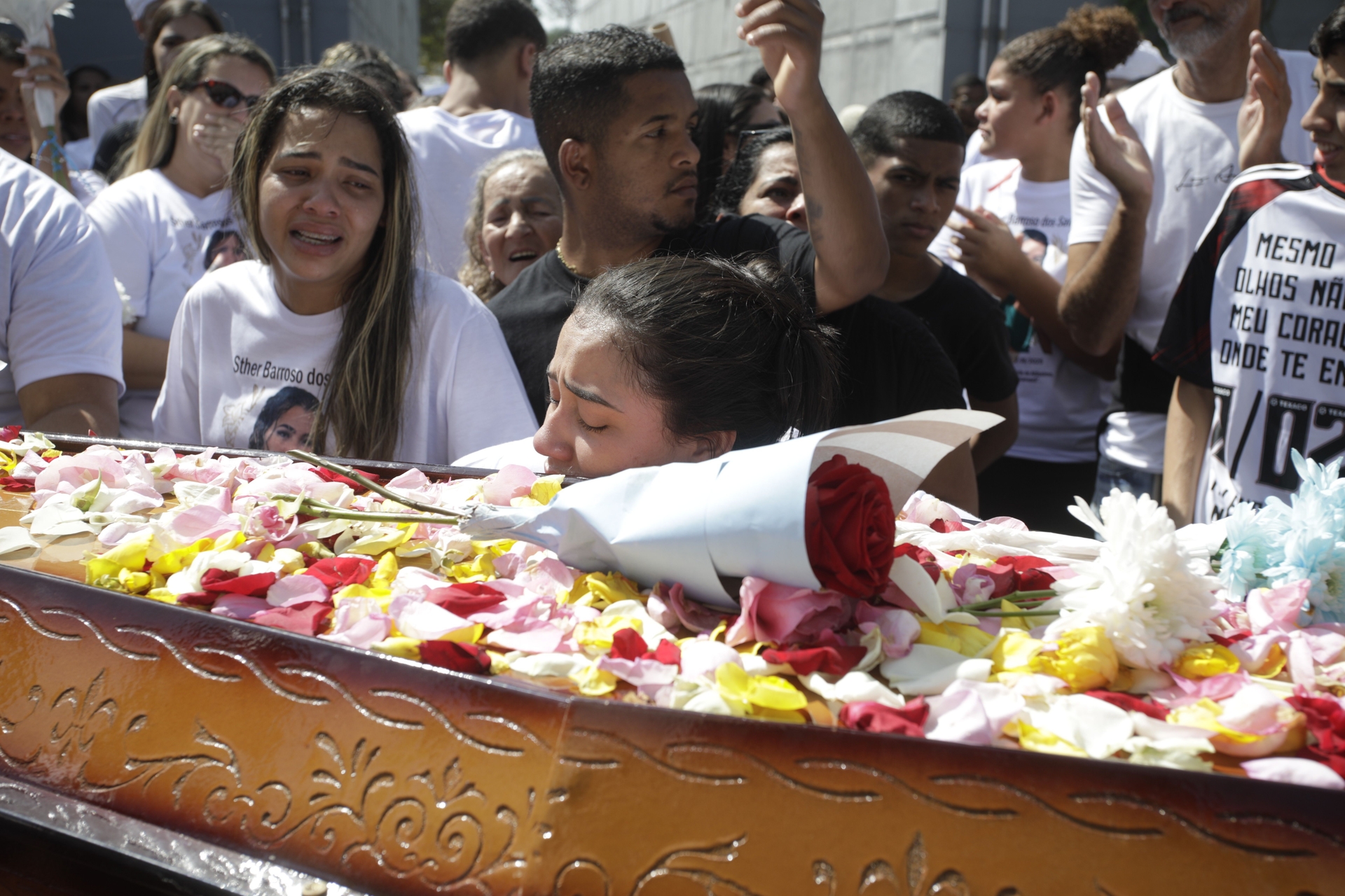 Sther Barroso, vítima de feminicídio, foi brutalmente espancada após rejeitar investidas durante baile funk. Legenda da imagem. Reprodução: Globo