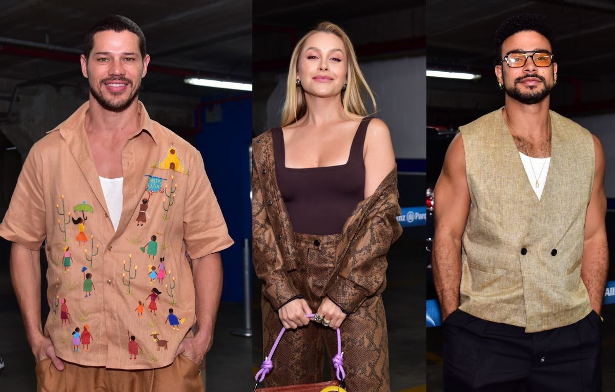 Famosos marcam presença no show Dominguinho, no Allianz Parque, em São Paulo.. Reprodução: Gshow