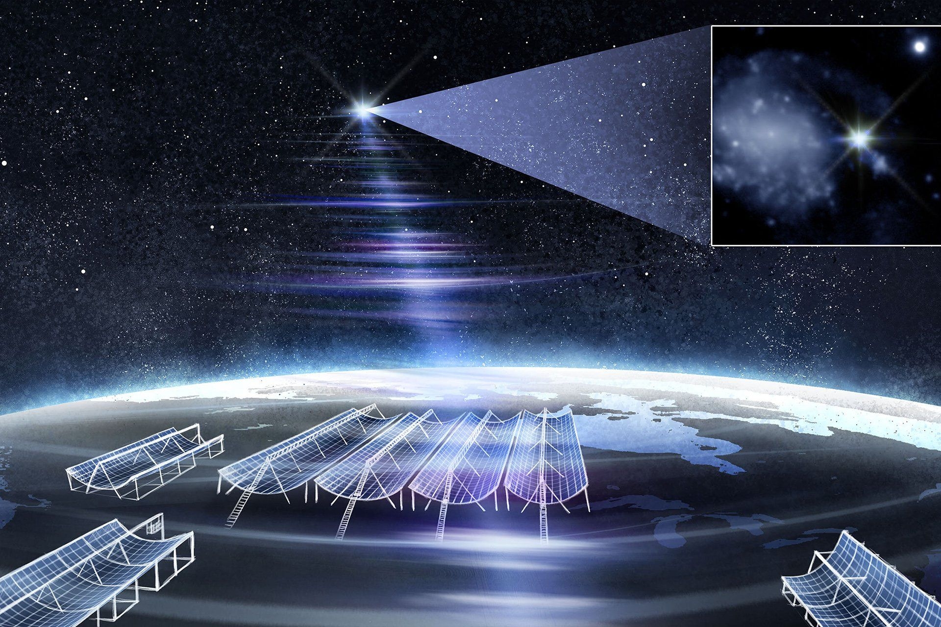 Novo telescópio revela a origem do Root Beer Float. Reprodução: Gizmodo