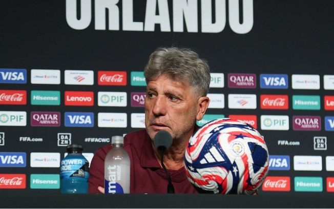 Renato Gaúcho revela torcida pelo Palmeiras em duelo contra o Chelsea; Legenda da imagem. Reprodução: Fluminense