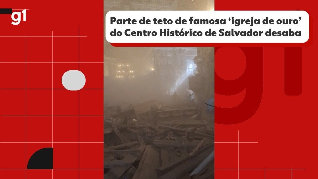 Desabamento da Igreja de Ouro em Salvador gera tragédia