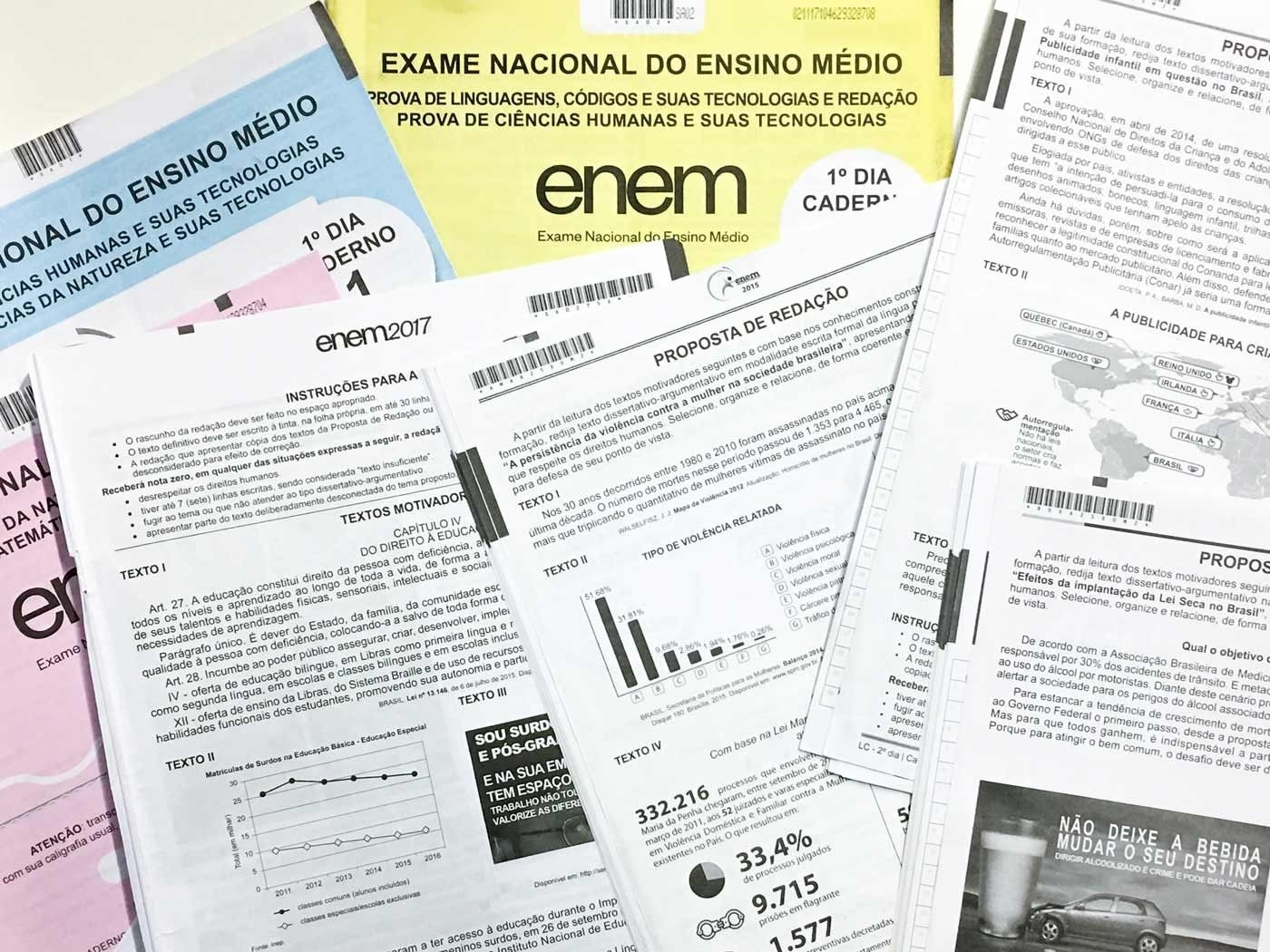 Alunos de escola pública dão dicas de redação para o Enem. Legenda da imagem. Reprodução: Retorno do item 11