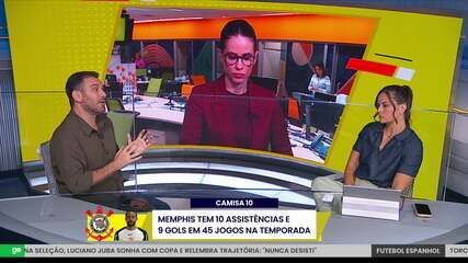 Loffredo critica postura de Memphis no Corinthians: "Cartaz maior do que a bola". Legenda da imagem. Reprodução: "Retorno do item 11"