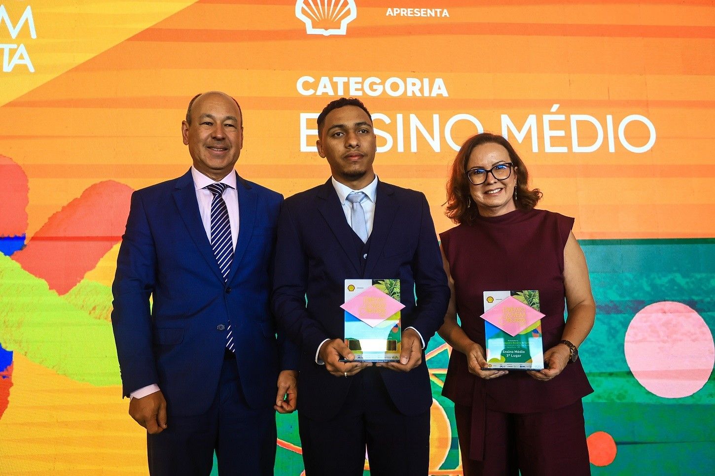 Cerimônia de entrega do 31º Prêmio Jovem Cientista em Brasília.. Reprodução: Oglobo