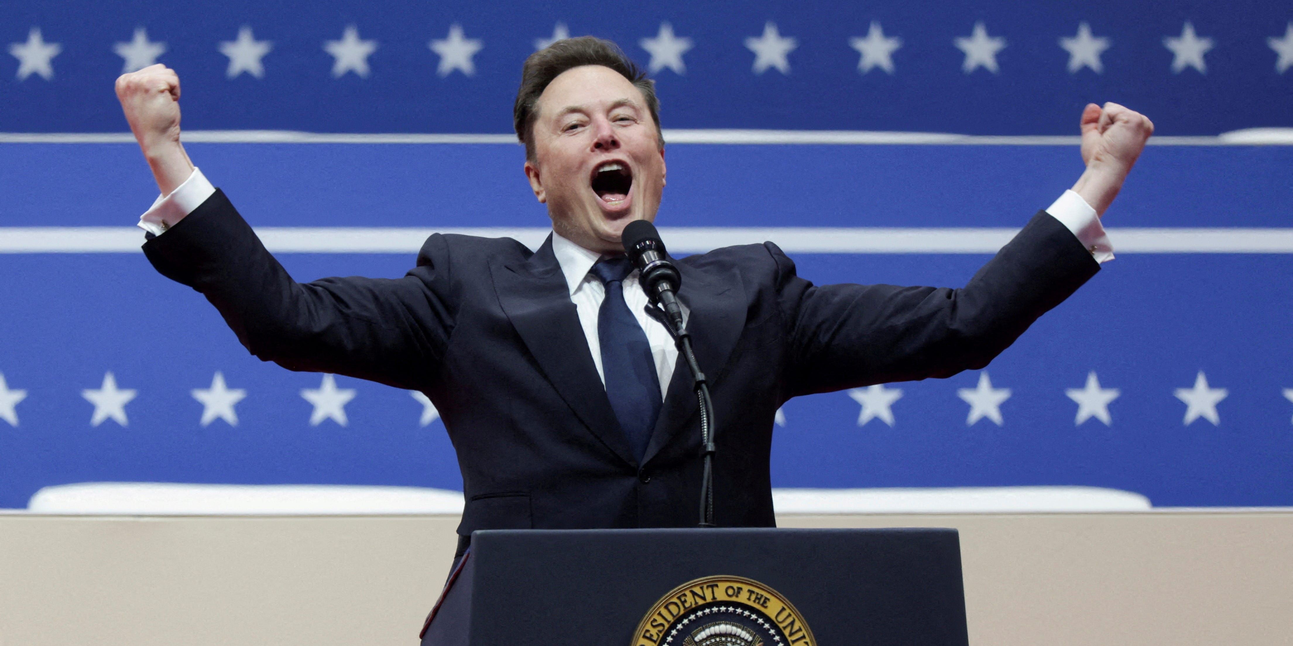 Elon Musk anuncia a formação do 'America Party' em meio a disputas políticas com Donald Trump.; Reprodução: Business Insider