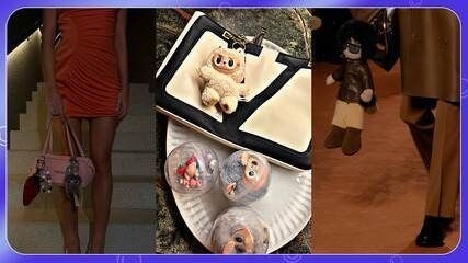 Bolo de aniversário da Madonna tem tema Labubu, febre entre celebridades. Reprodução: Globo