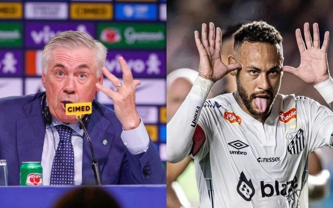 Ancetti pede condição física ideal para o retorno de Neymar à seleção brasileira. Reprodução: Raul Baretta/Santos FC