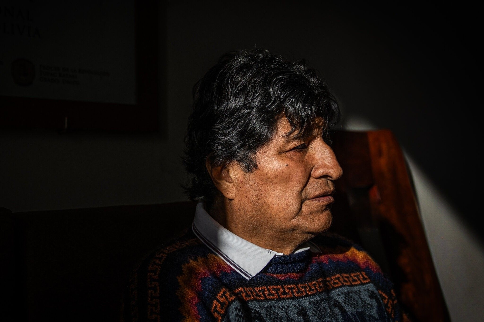 Evo Morales permanece em refúgio em meio à crise política e econômica da Bolívia. Reprodução: Globo