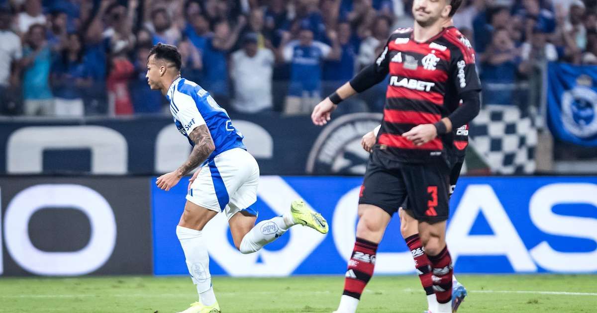 Gabi celebra gol decisivo na derrota do Flamengo. Reprodução: Terra