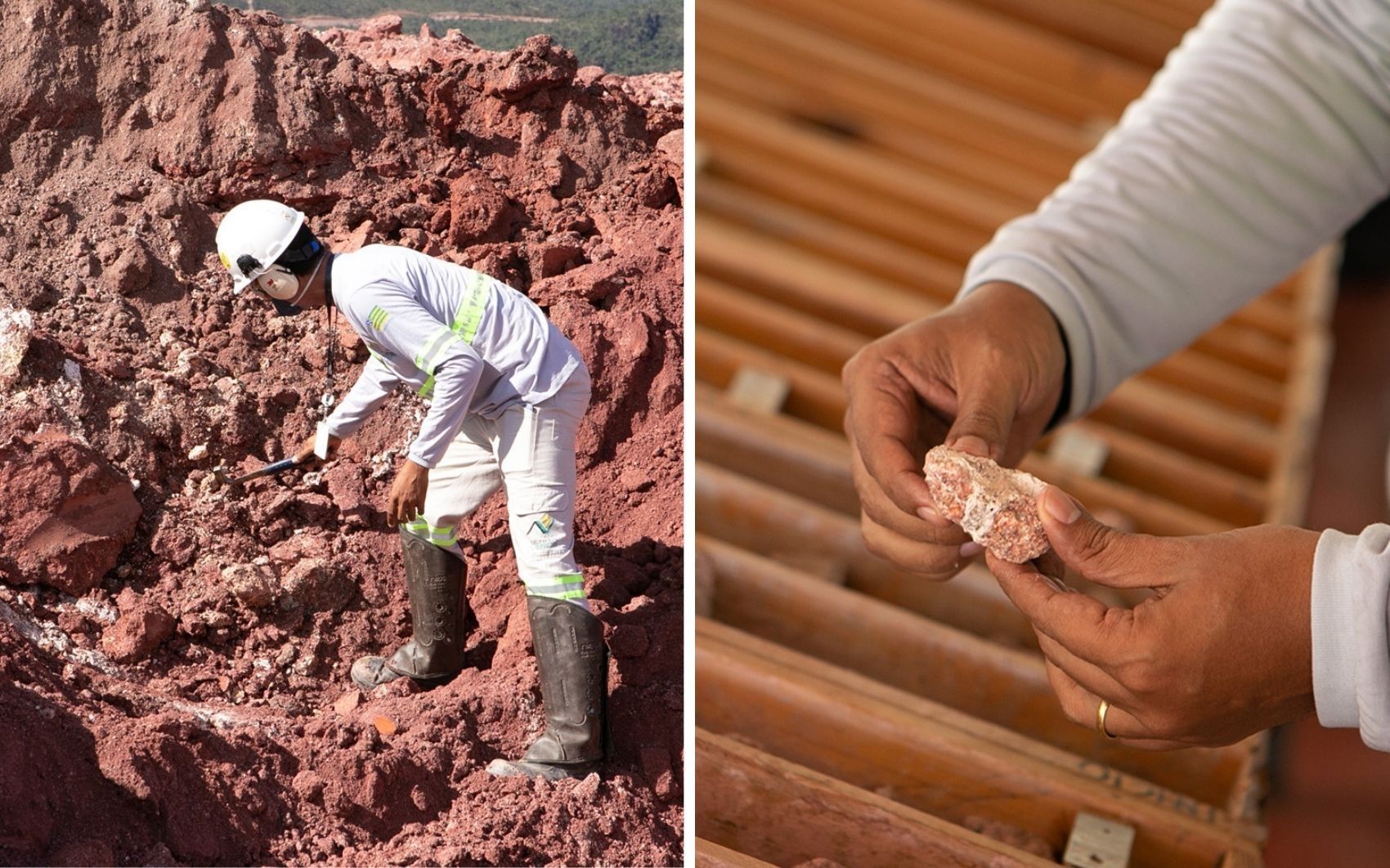 Mineradora Serra Verde, em Goiás, destaca-se na produção de terras raras, atraindo atenção global. Reprodução: Globo
