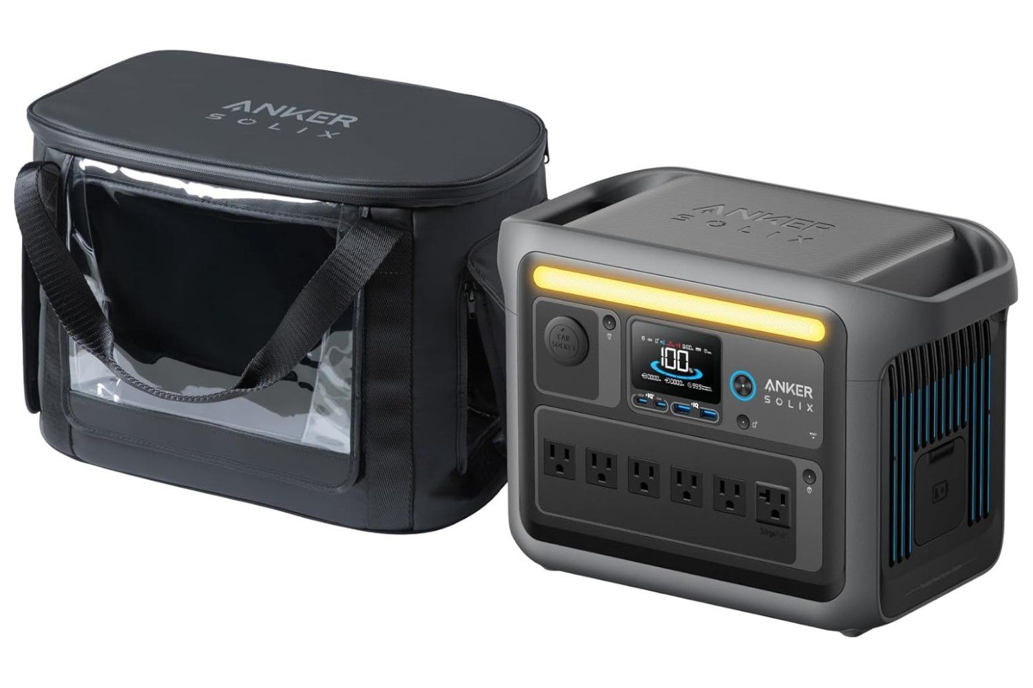 A bolsa Anker Solix C1000 é ideal para quem busca praticidade em viagens.; Legenda da imagem. Reprodução: Gizmodo