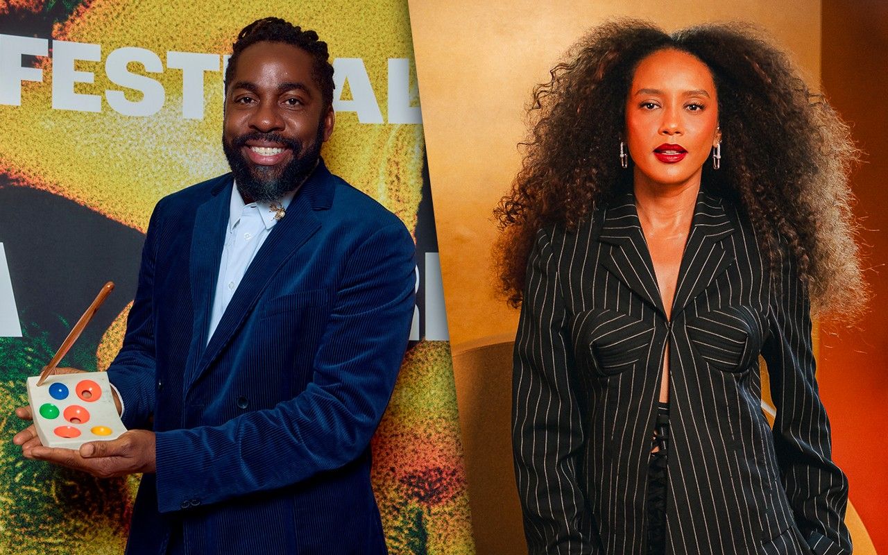 Lázaro Ramos declara Taís Araujo como 'mulher da minha vida' em homenagem em Paris. Reprodução: Gshow