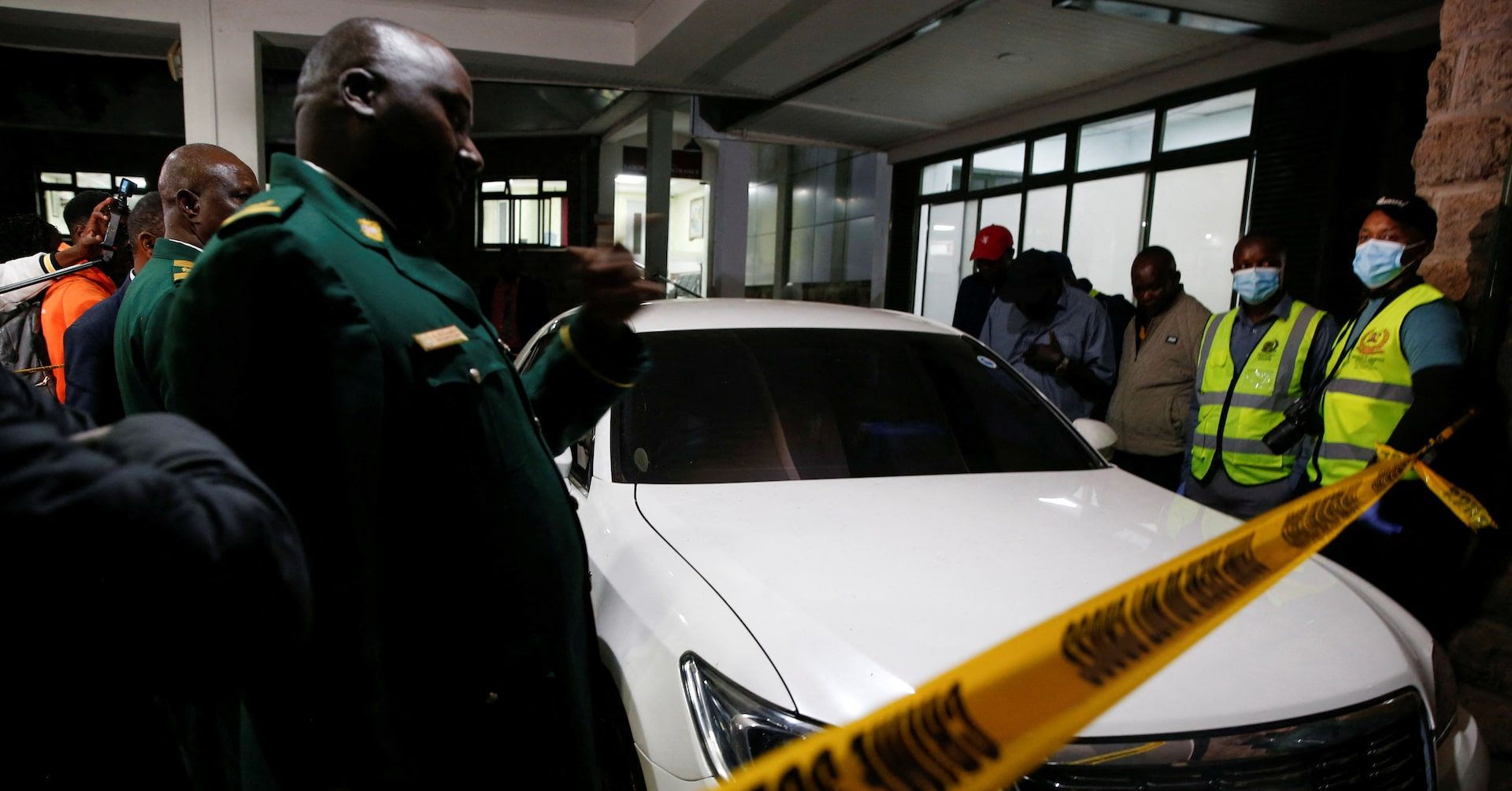 Polícia investiga assassinato de deputado em ataque premeditado em Nairobi.; Reprodução: Reuters