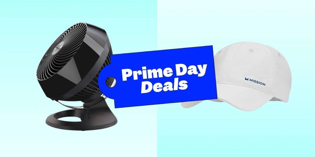 Ofertas de produtos para enfrentar o calor durante o Prime Day. Reprodução: Business Insider