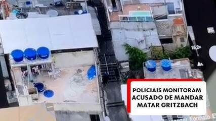 Policiais monitoram no Rio acusado de mandar matar Gritzbach. Legenda da imagem. Reprodução: Retorno do item 11