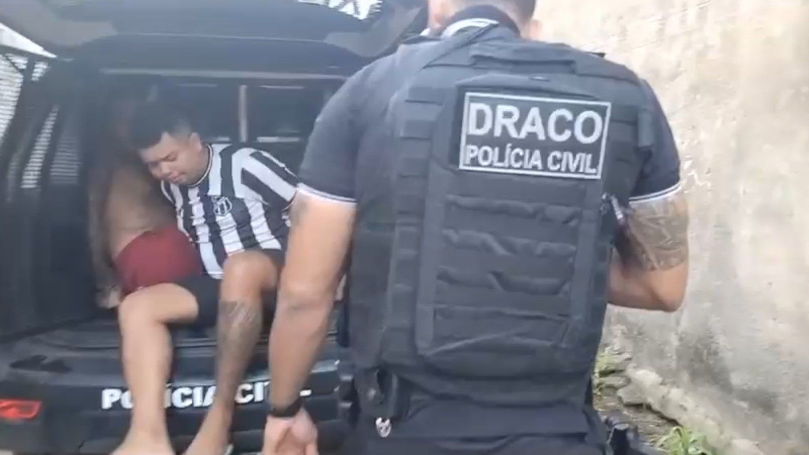 Nove pessoas são presas por expelir moradores e extorquir provedores de internet em Fortaleza.; Legenda da imagem. Reprodução: Globo
