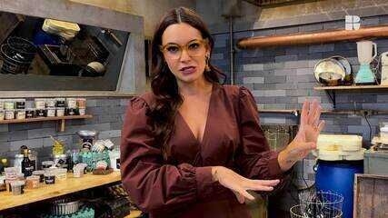 Renata Vanzetto fala sobre a rotina entre ser mãe e chef. Reprodução: Globo