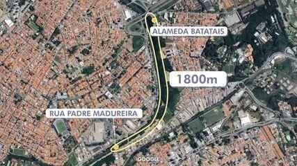 Cetesb libera construção da Marginal Direita do Rio Sorocaba após acordo ambiental. Legenda da imagem. Reprodução: Retorno do item 11