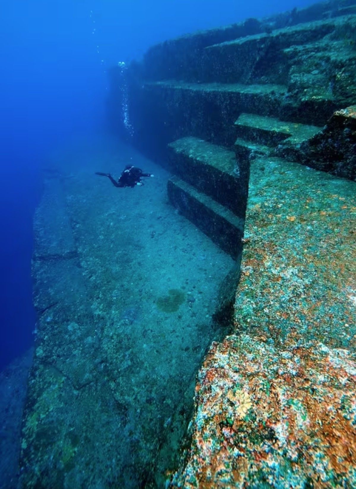 Grupo de arqueólogos descobre construção milenar na costa do Japão. Reprodução: Globo