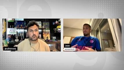 João Gomes fala sobre sua luta contra a gagueira e ajuda a outros com dificuldades de comunicação. Reprodução: Globo