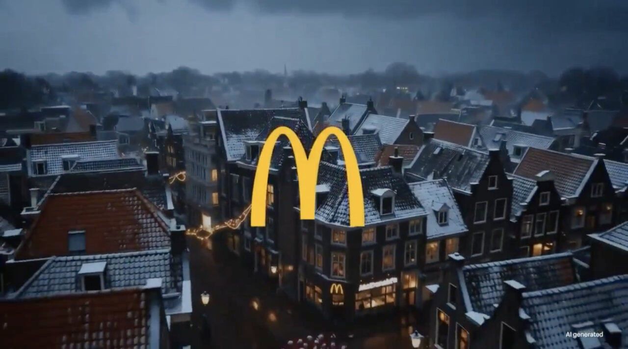 Reação negativa à propaganda natalina com IA da McDonald’s. Reprodução: Gizmodo