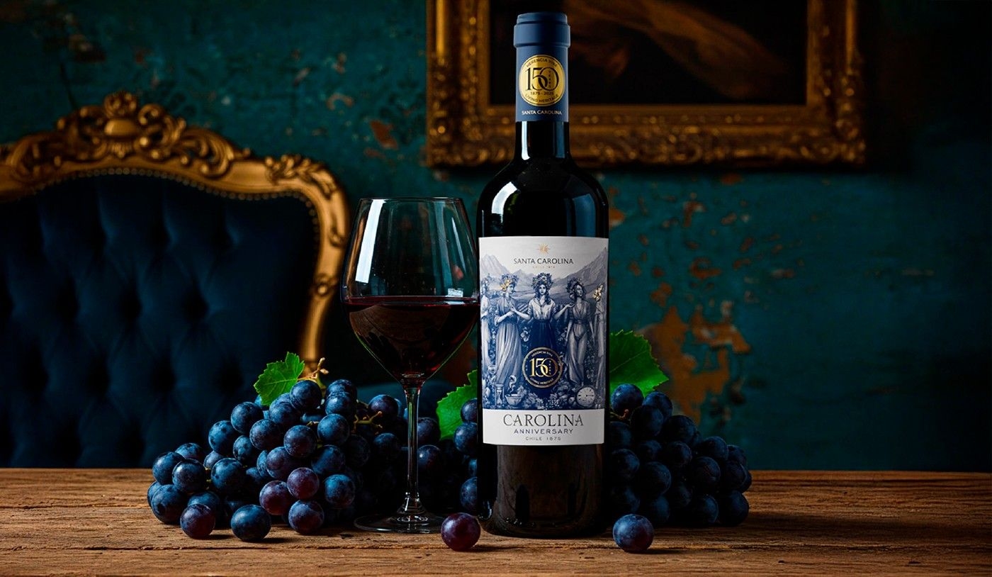 Santa Carolina Aniversário 150 anos: vinho tinto em edição especial chega ao Brasil. Reprodução: Retorno do item 11