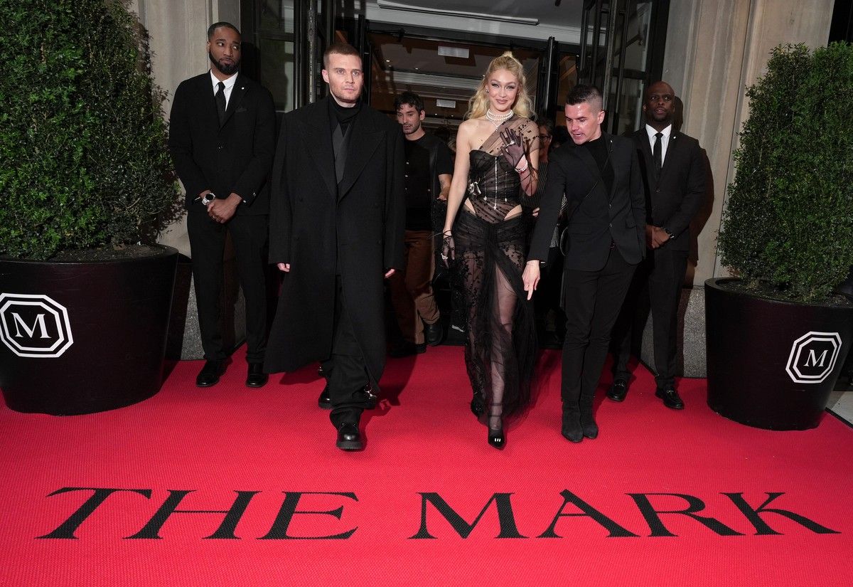 Celebridades se reúnem no The Mark Hotel antes do Met Gala. Reprodução: Globo