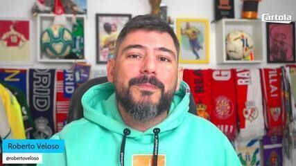 Roberto Veloso apresenta as regras do novo Cartola Internacional. Reprodução: Globo